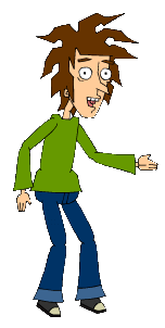 Image of Jack standing wearing jeans and green sweater.